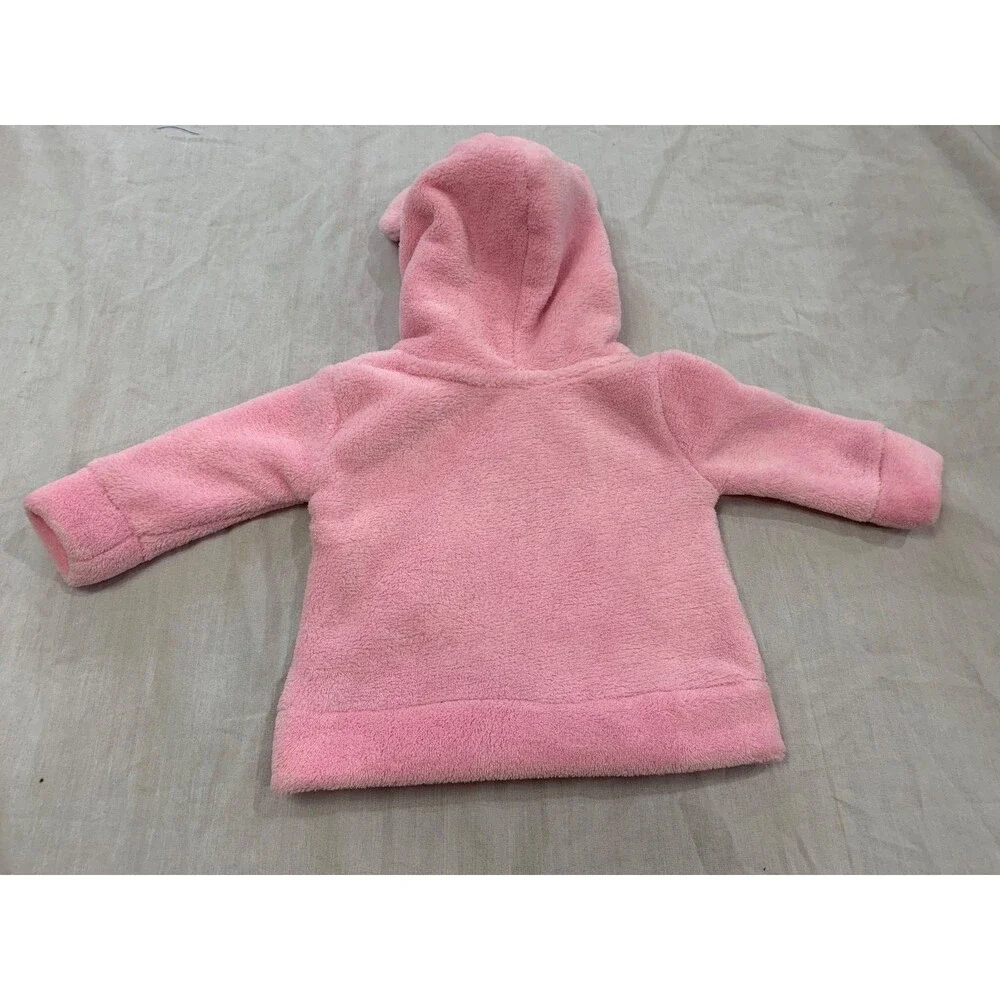 SMALL WONDERS GIRLS FLEECE HOODIE SIZE 0-3 MONTHS